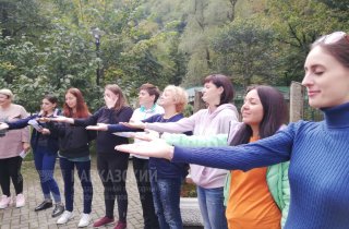В Кавказском заповеднике сегодня учились интерпретации природы