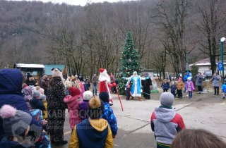 В Новый год в Кавказском заповеднике было многолюдно