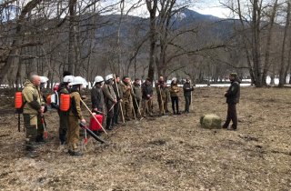 В Кавказском заповеднике началась подготовка к пожароопасному периоду