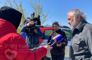 Директор Кавказского заповедник совершил рабочую поездку в заказник “Приазовский”