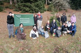 2 декабря ко Дню волонтера кордон Гузерипль с волонтерской акцией посетили школьники Средней школы №6 города Майкопа.