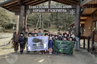 Кадеты казачьего военно-спортивного клуба «Барс» п. Каменномостский стали участниками эколого-волонтерской акции на кордоне «Гузерипль».
